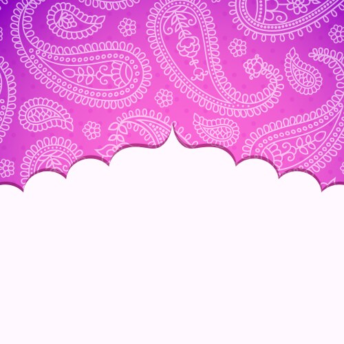 Frame in the indian style Royalty Free Vector Image