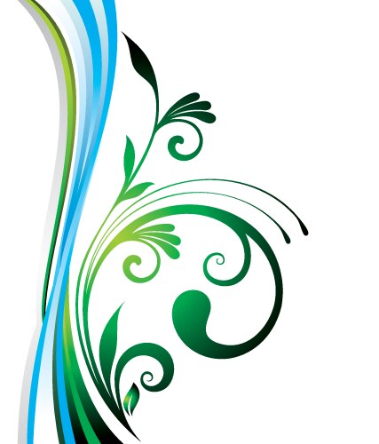 Spring green background Royalty Free Vector Image