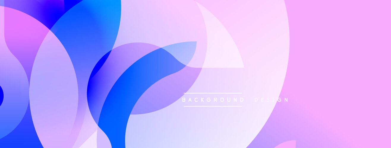 Abstract fluid shapes overlap creating dynamic vector image