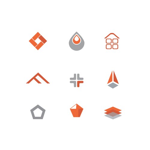 Logo set Royalty Free Vector Image - VectorStock