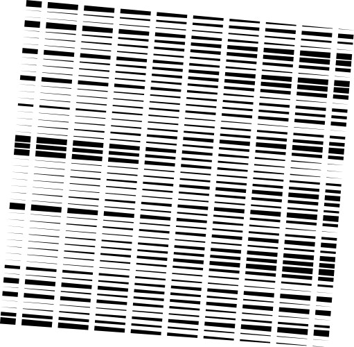 Segmented dashed lines stripes abstract geometric vector image