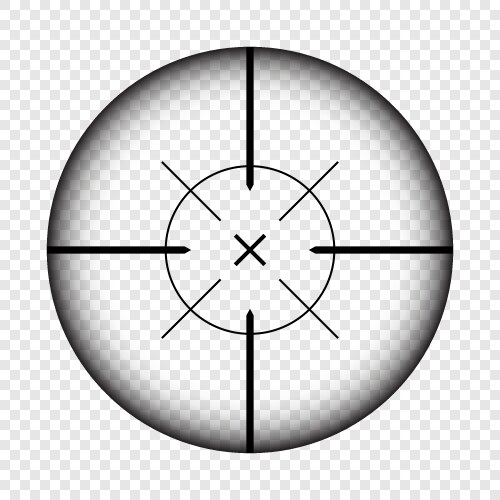 Realistic holographic sight scope Royalty Free Vector Image