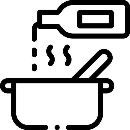 Cleaver icon thin linear style design isolated Vector Image
