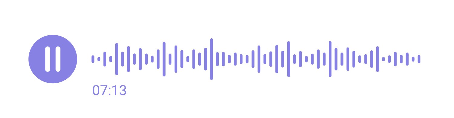 Pause button icon with spectrum noise equalizer vector image