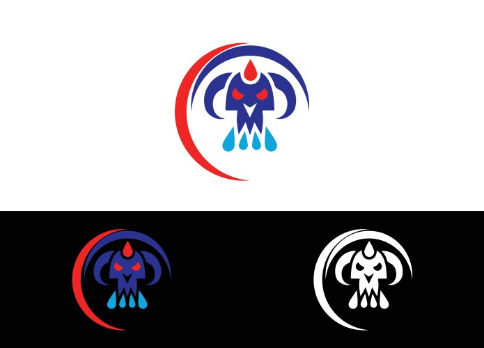 Evil eye logo or icon design Vector Image