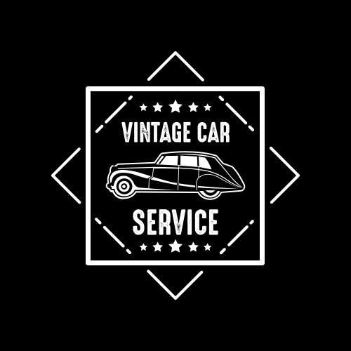 Car badge and logo good for print Vector Image