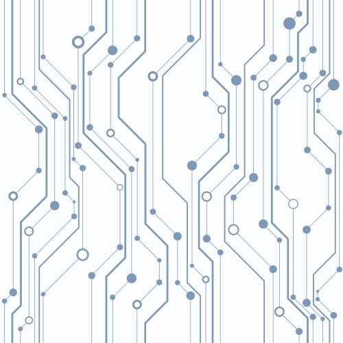 Abstract Circuit Pattern vector image
