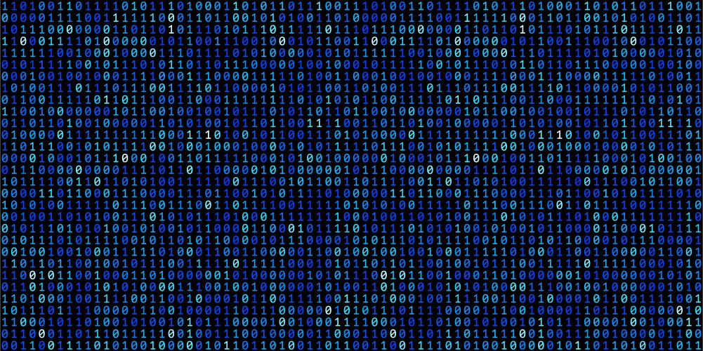 Abstract technology binary code backgrounddigital vector image