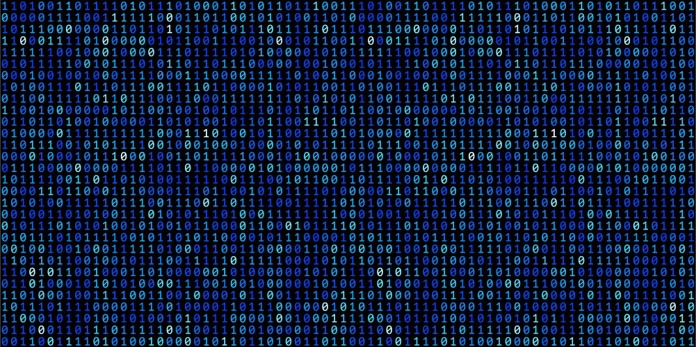 Abstract technology binary code backgrounddigital vector image