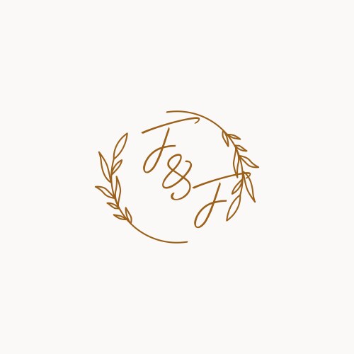 Ff initials letter wedding monogram logos – Royalty-Free Vector ...