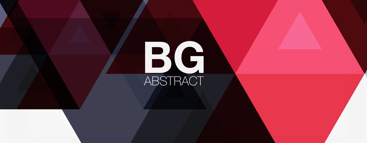 Mosaic triangle pattern abstract background vector image