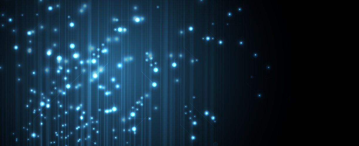 Quantum processing deep learning artificial vektorbild