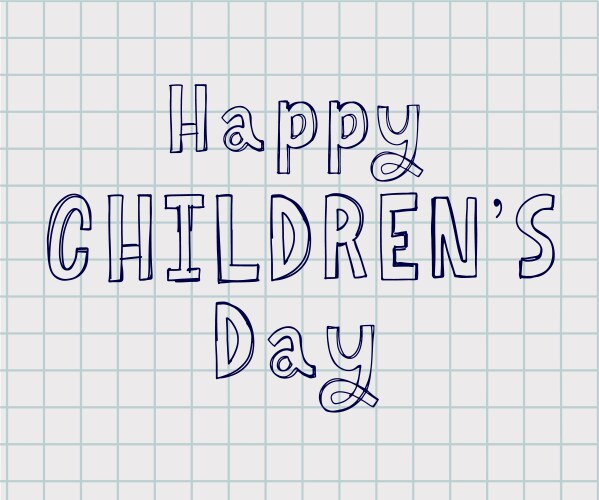 children day background happy vector image