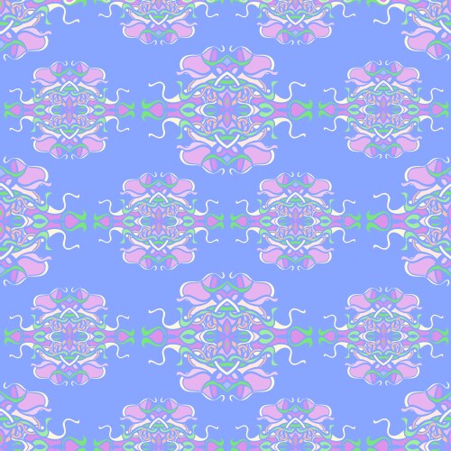 Seamless pattern with colorful abstract shape vector image