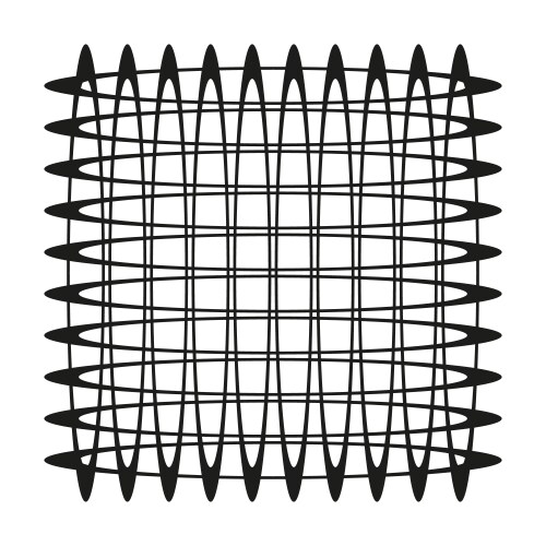 Intersecting lines square abstract grid pattern vector image