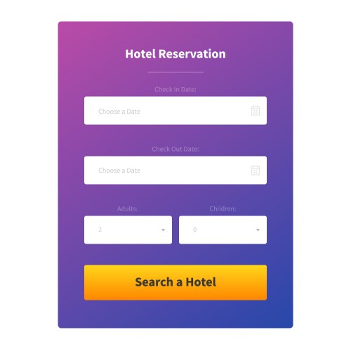 Web design elements and buttons ui set vector image