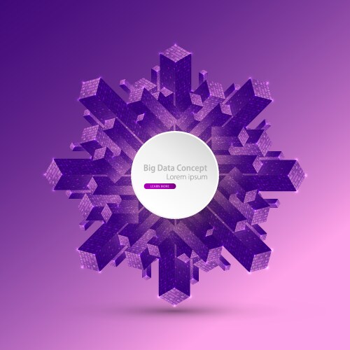Technology background big data concept binary vector image