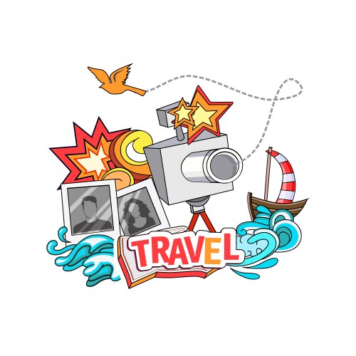 Travel Vector Image