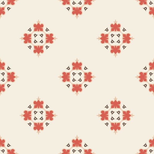 Ornamental seamless pattern background vector image