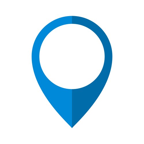 Map Pointer Icon - Navigation Symbol vektorbild