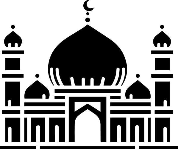 Mosque icon template – Royalty-Free Vector | VectorStock