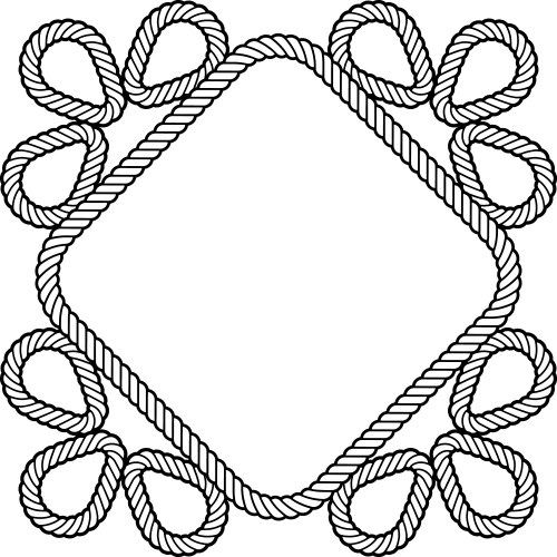 Calligraphy diamond pattern Royalty Free Vector Image