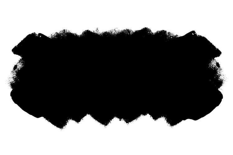 Black background for text paint ink brush stroke Vector Image