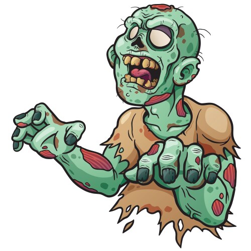 zombie vector image vector image