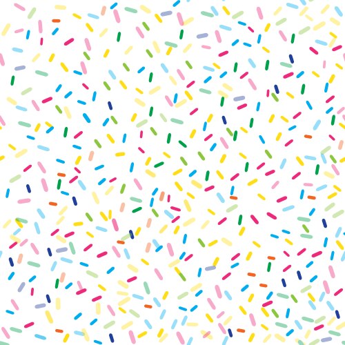 Pink confetti sprinkles seamless pattern Vector Image