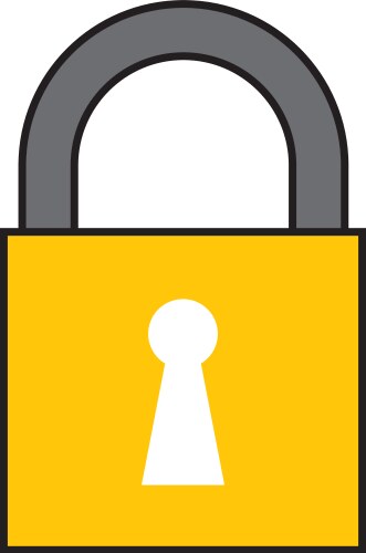 Open padlock icon isolated lock symbol flat – Royalty-Free Vector ...