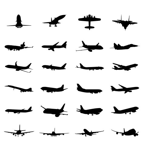 Airplane Royalty Free Vector Image - VectorStock