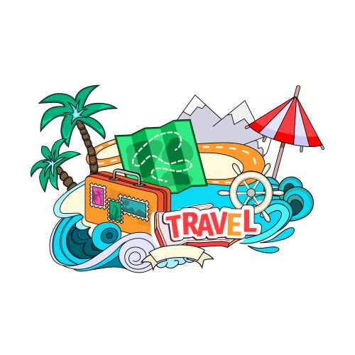 Travel Vector Image