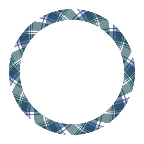 Circle borders and frames round border pattern vektorbild