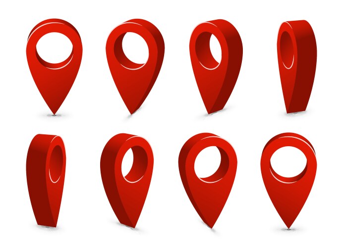 Map pin location pointer Royalty Free Vector Image