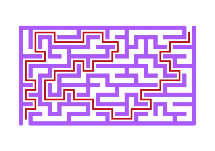 Abstract labyrinth educational game for kids – Royalty-Free Vector ...