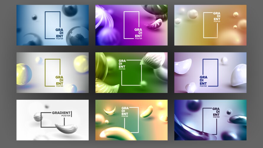 Fluid abstract liquid background digital Vector Image