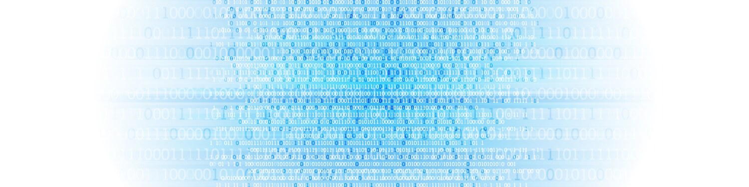 technology background binary computer code vector image