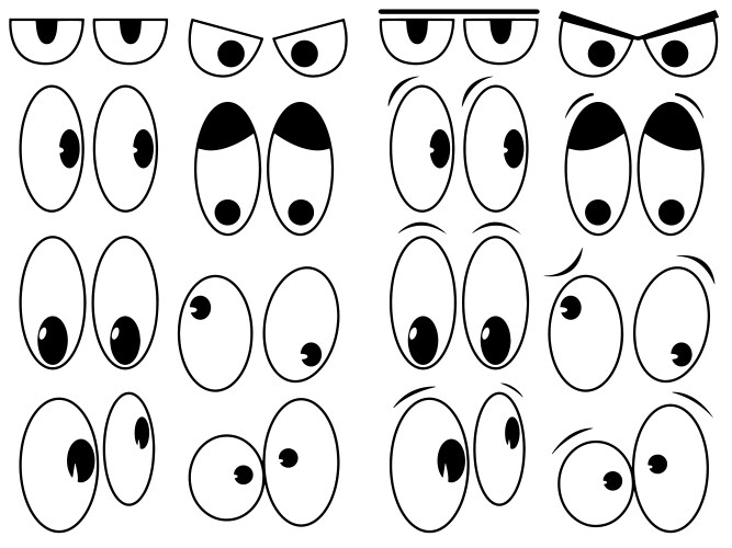 eyes vector