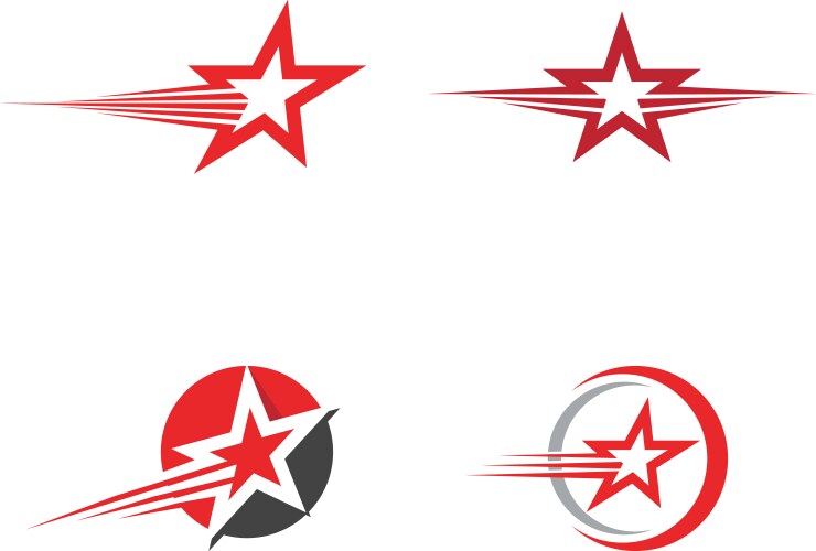 Star Logo Template Royalty Free Vector Image Vectorstock