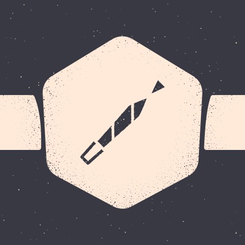 Grunge marijuana joint spliff icon isolated Vector Image