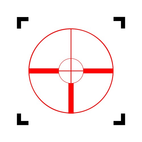 Shooting sight Vector Images & Graphics for Commercial Use | VectorStock