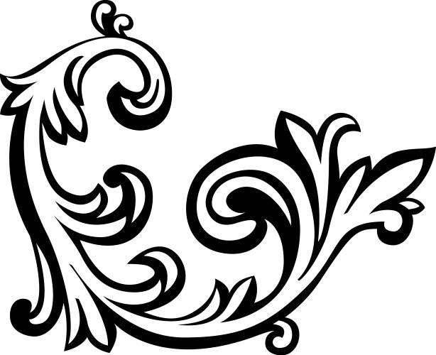 Floral ornament Royalty Free Vector Image - VectorStock