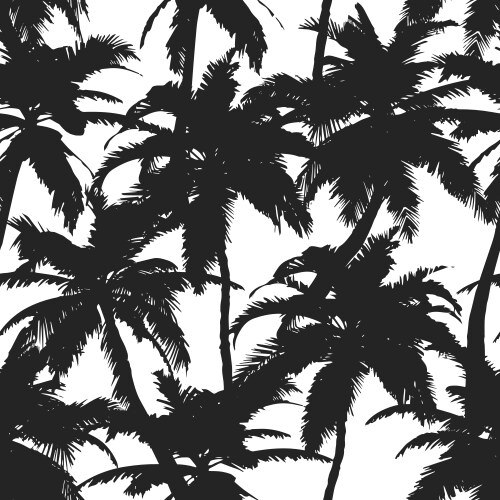 Tropical Palm Pattern Vector Image