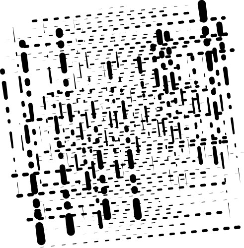 Grid mesh abstract geometric pattern segmented vector image