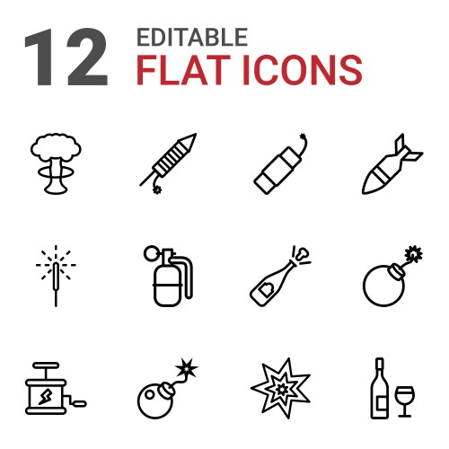 5 rocket icons Royalty Free Vector Image - VectorStock