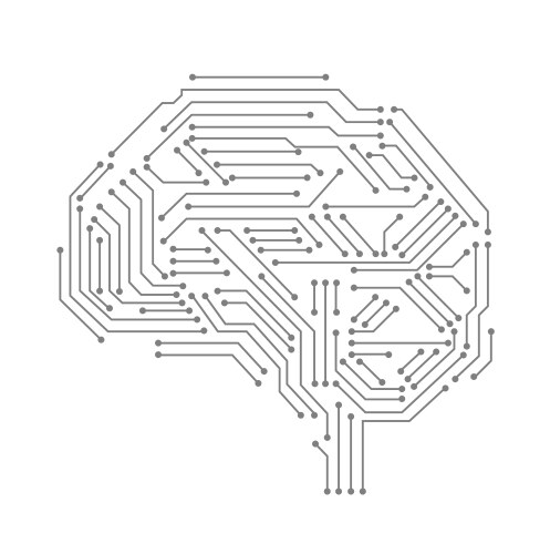 Artificial intelligence machine learning ai data vector image