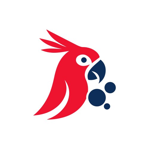 Colorful Parrot Logo – Free Vector | VectorStock