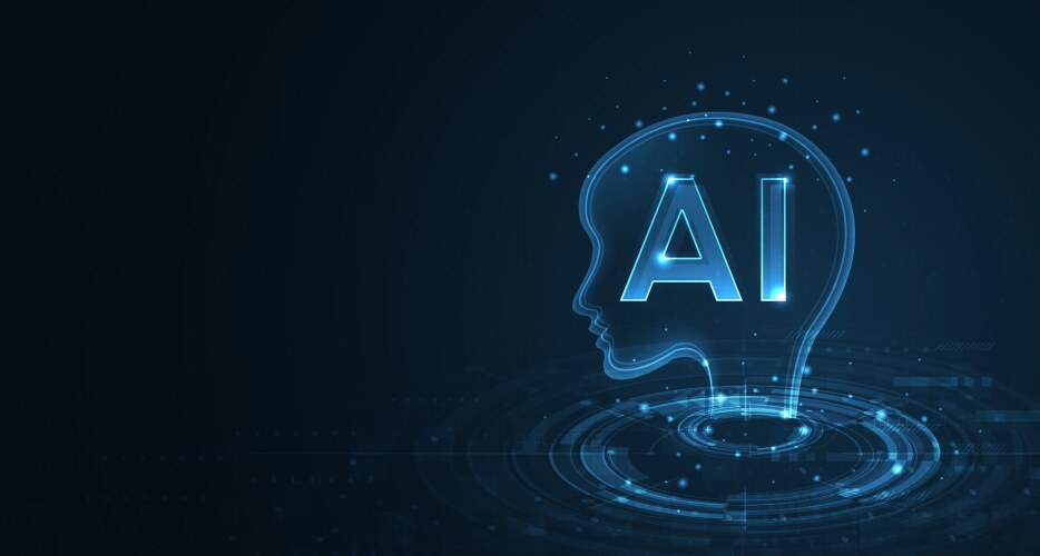 Artificial intelligence machine learning ai data vector image
