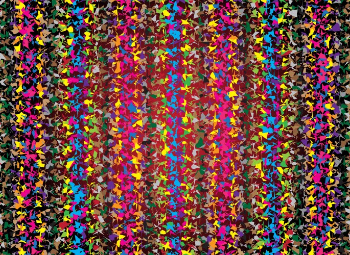 Abstract patterns with various shapes vector image
