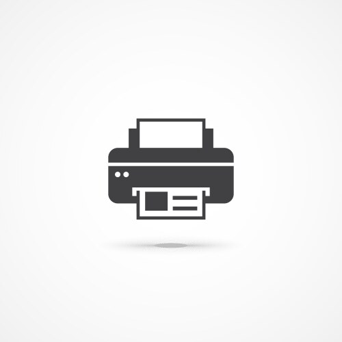 Printer ink bottles icon outline style Royalty Free Vector